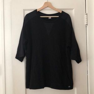 Black GapFit Oversized Sweatshirt